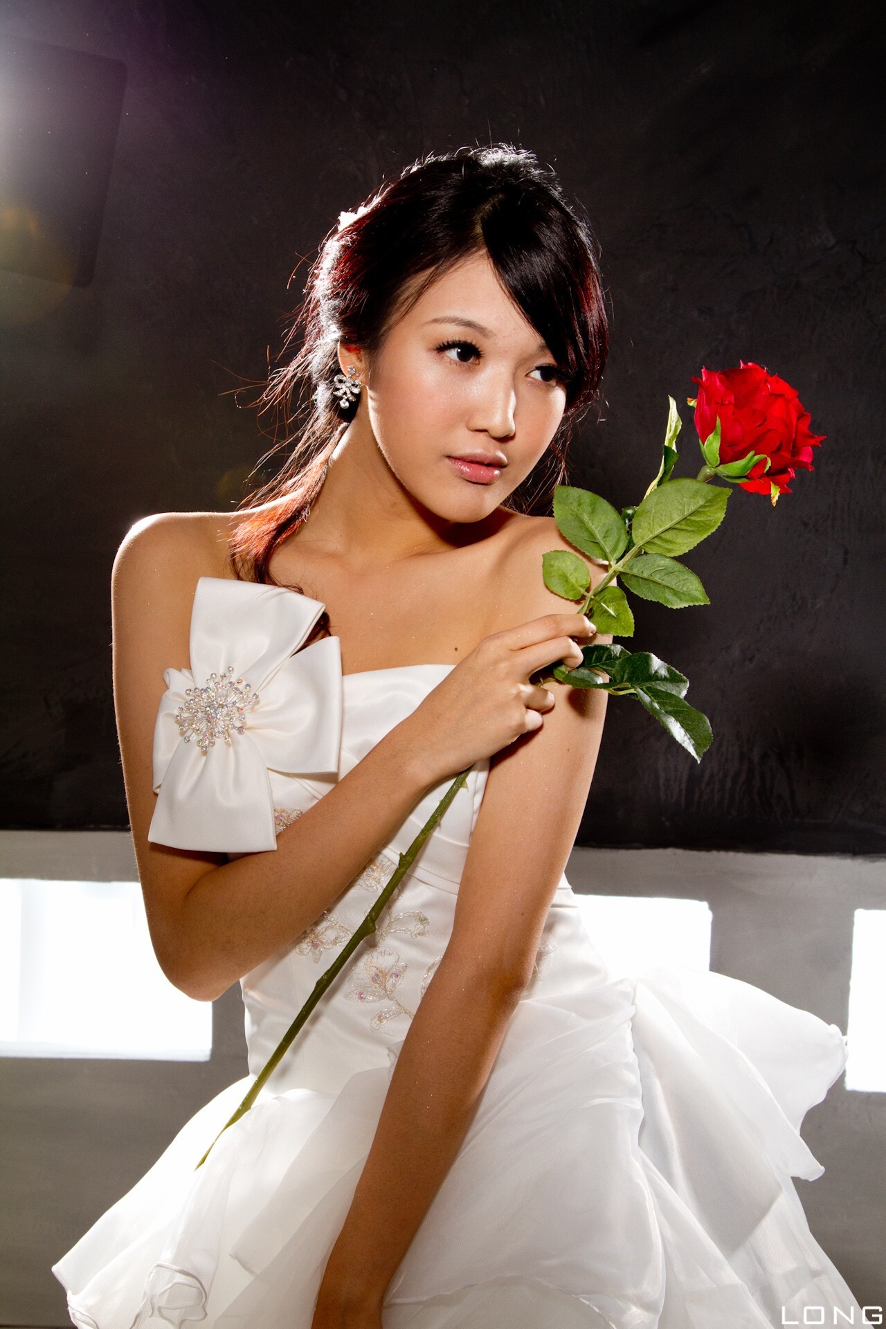 棚拍]Jill 瑋廷 婚紗之白 Beauty性感美女写真套图